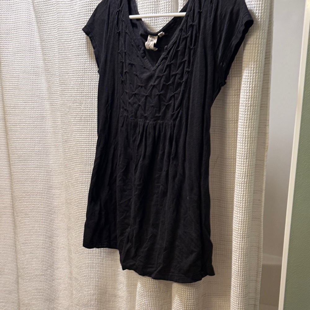 Aventura black short sleeve elegant shirt